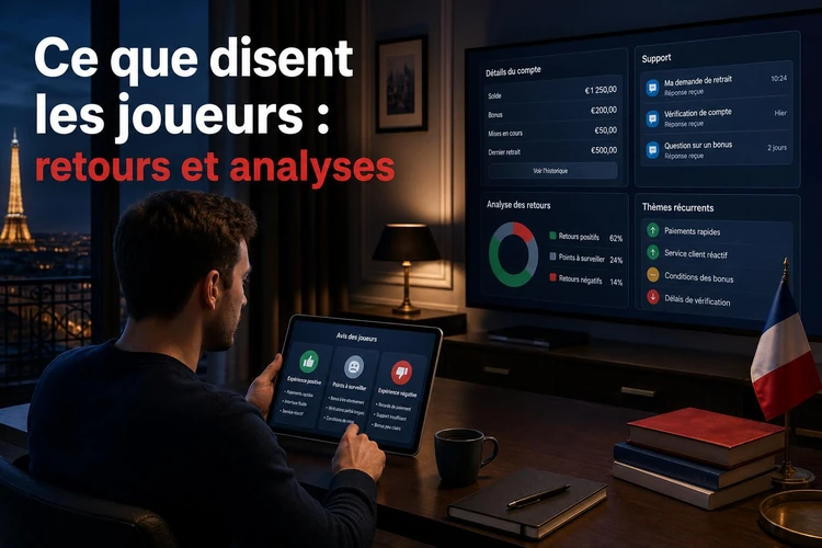Ce que disent les joueurs : retours d'expérience et analyses